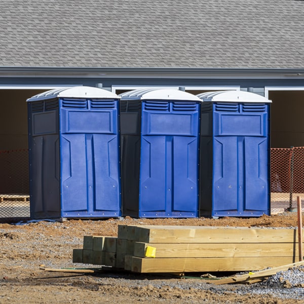 what is the cost difference between standard and deluxe porta potty rentals in Albany